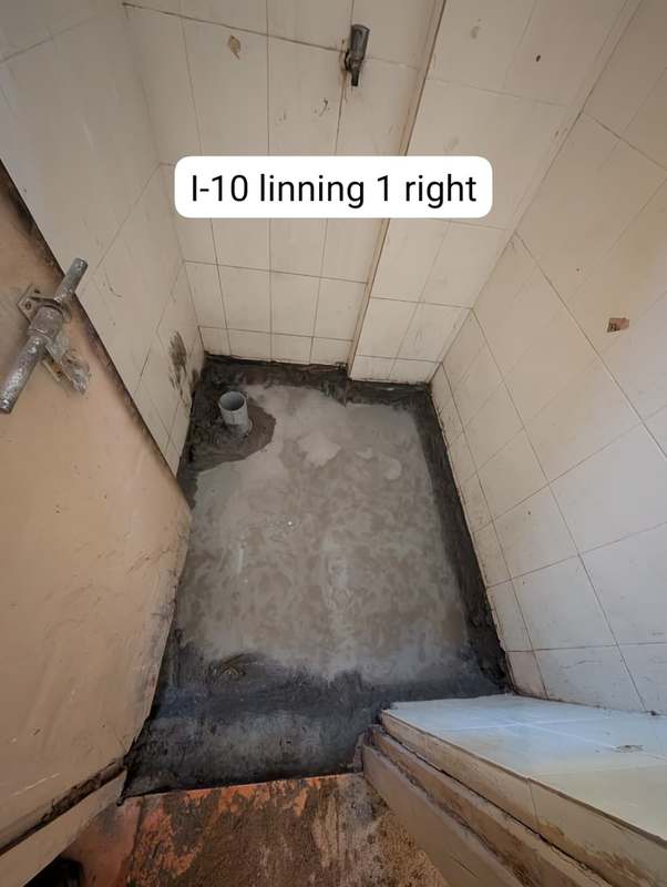 Hospital washroom renovation work