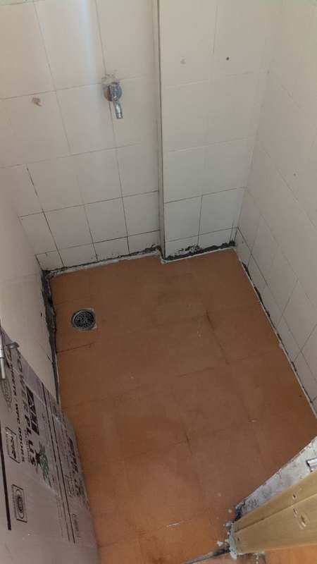 Hospital washroom renovation work