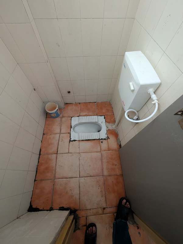 Hospital washroom renovation work