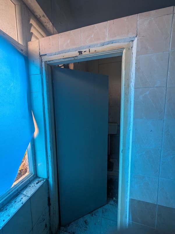 Hospital washroom renovation work
